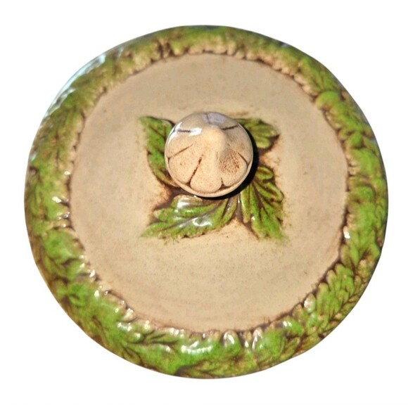 Vintage 1950's Falcon Ware Teapot Equestrian Pottery English Garden Cottagecore - Picture 5 of 6